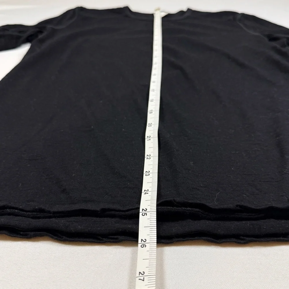 Sioro Black Merino Wool Top - Picture 4 of 7